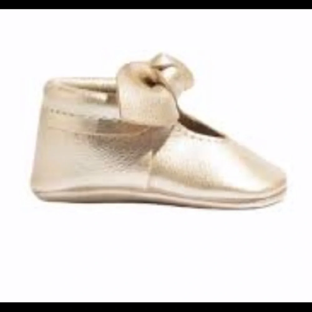 Just One You Carter’s Metallic Gold Baby Moccasins